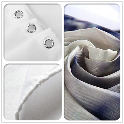 Douchegordijn met tekening van een boerderij