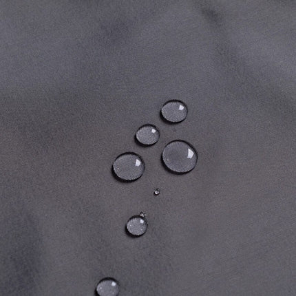 Effen donkergrijs douchegordijn van polyester