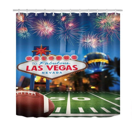 Douchegordijn met Las Vegas thema
