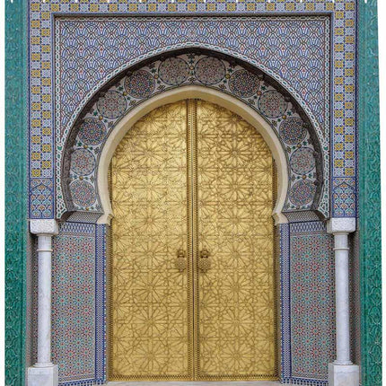 Douchegordijn in oosterse Marokkaanse stijl