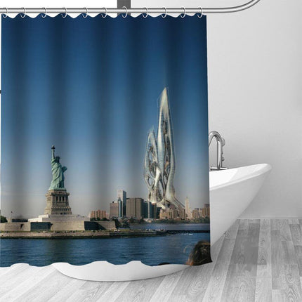 Douchegordijn met New York stadsgezicht