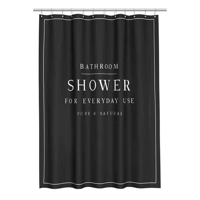 Modern Zwart en Wit Douchegordijn