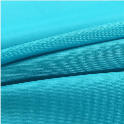 Effen douchegordijn in helder turkoois blauw