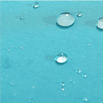 Effen douchegordijn in helder turkoois blauw