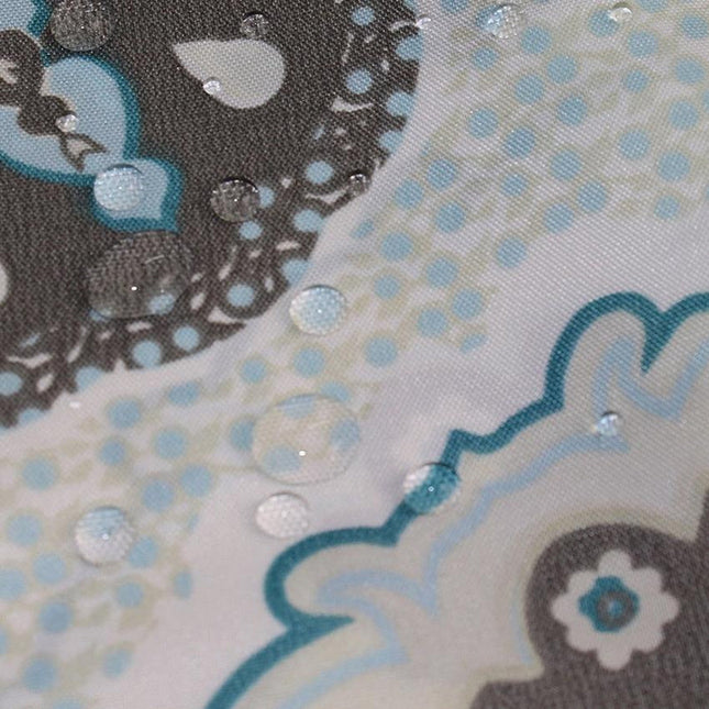 Bohemian douchegordijn met mandala patroon