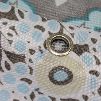 Bohemian douchegordijn met mandala patroon