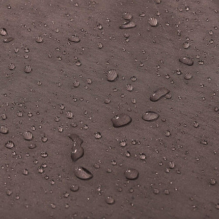 Effen donkerbruin douchegordijn van stof