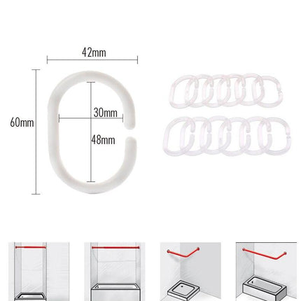 Halloween douchegordijn met vleermuizen