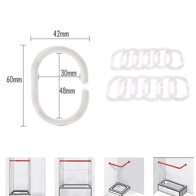 Halloween douchegordijn met vleermuizen