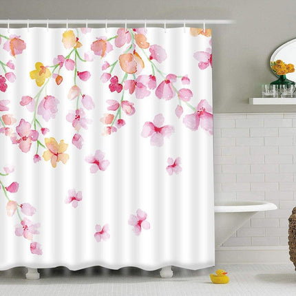 Douchegordijn Japanse kersenbloesem print