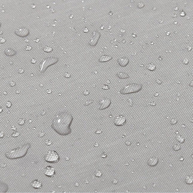 Effen lichtgrijs douchegordijn voor badkamer