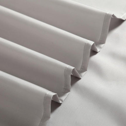 Effen lichtgrijs douchegordijn voor badkamer