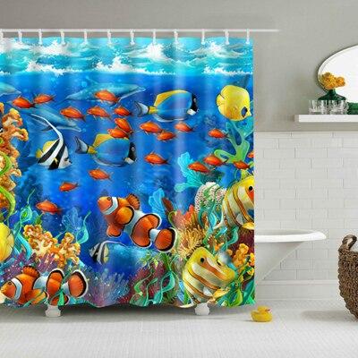Douchegordijn Onderwaterwereld Tropische Vissen