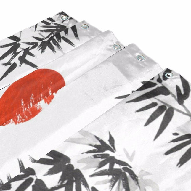 Douchegordijn in Japanse stijl