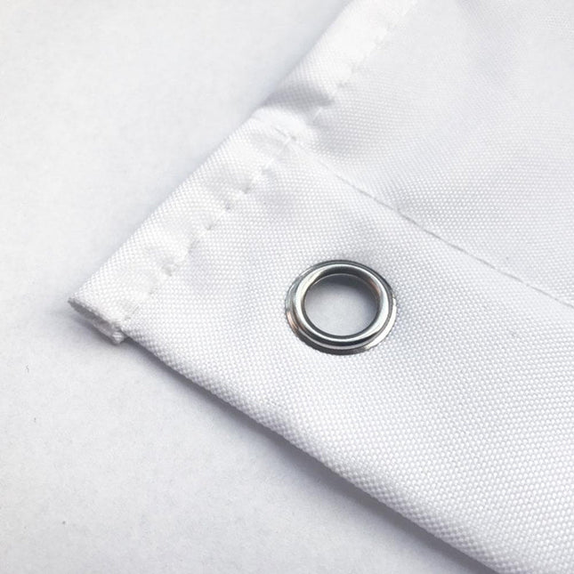 Artistiek douchegordijn met kleurrijk oog