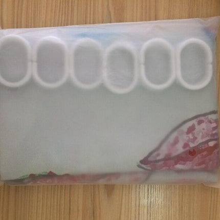 Douchegordijn met maritieme vuurtorens print