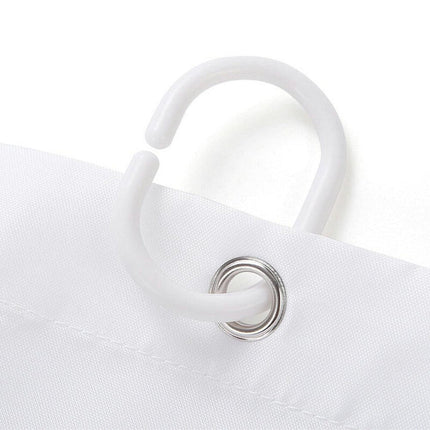 Douchegordijn met retro Route 66 print