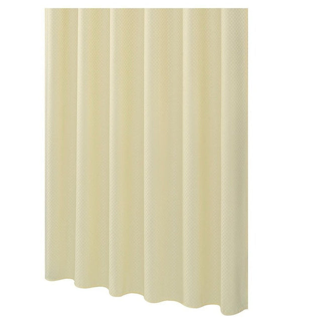 Voordelig textiel douchegordijn met wafelpatroon