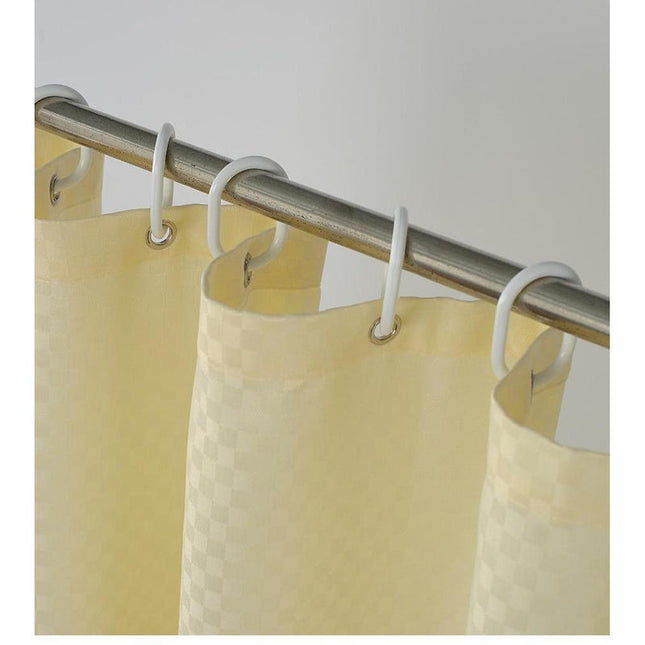 Voordelig textiel douchegordijn met wafelpatroon