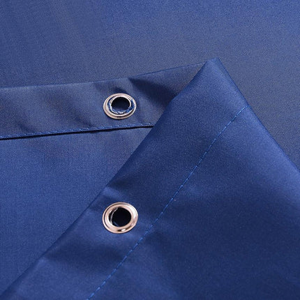 Blauw stoffen douchegordijn waterafstotend design