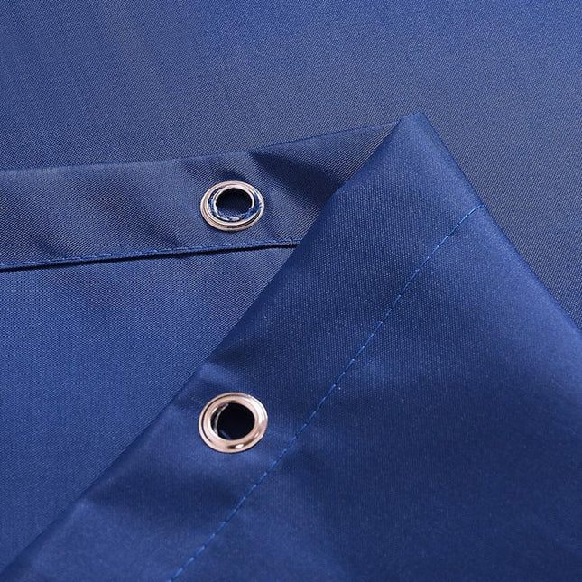 Blauw stoffen douchegordijn waterafstotend design