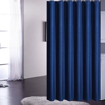 Blauw stoffen douchegordijn waterafstotend design