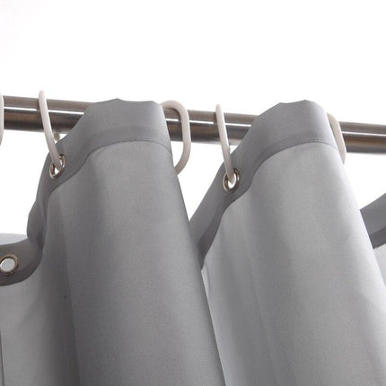 Waterdicht stoffen douchegordijn in grijs
