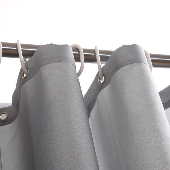 Waterdicht stoffen douchegordijn in grijs