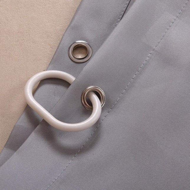 Waterdicht stoffen douchegordijn in grijs