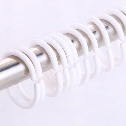 Transparant douchegordijn met glitter stippen