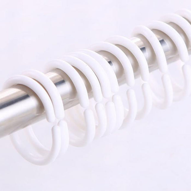 Transparant douchegordijn met glitter stippen