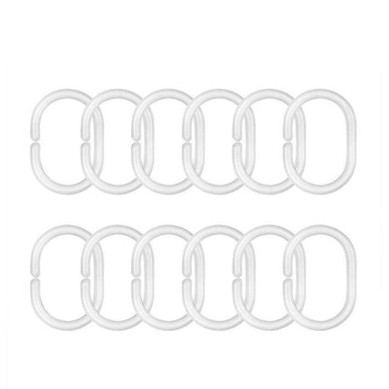 Mintgroen douchegordijn met witte strepen